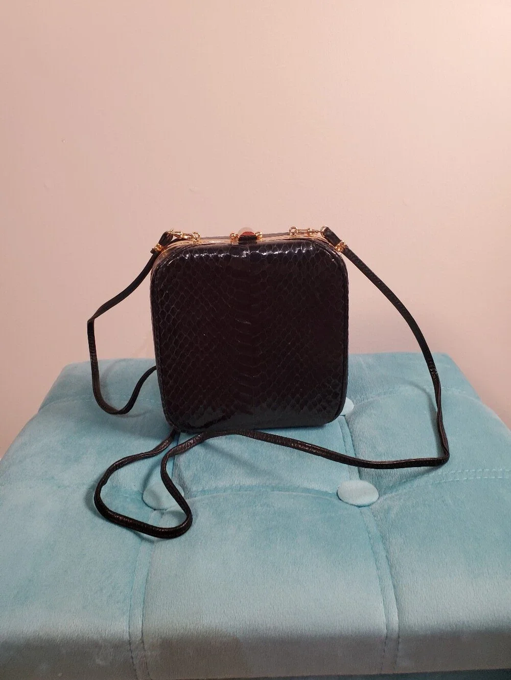 Rosato - Vintage - Genuine Snake Skin  - Shoulder Bag